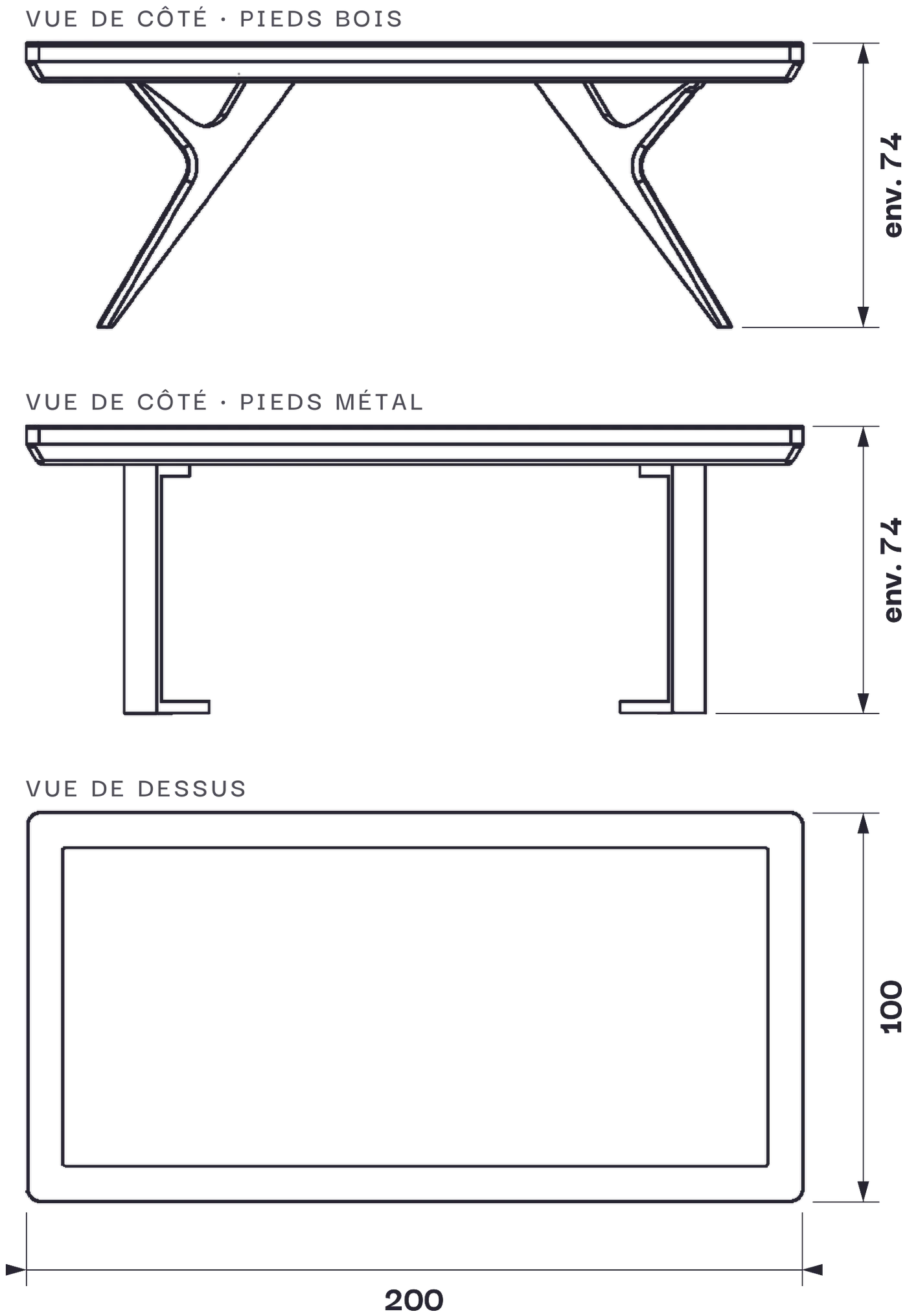 Dessin technique — Dimension L
